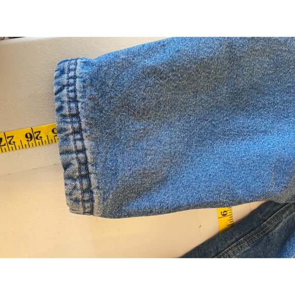 Dickies Denim Jacket With Quilted Lining & Corduroy Collar XL - Picture 11 of 11